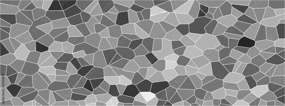 Poster seamless pattern mosaic marble pattern texture with seamless shapes. dark and light gray. colorful p