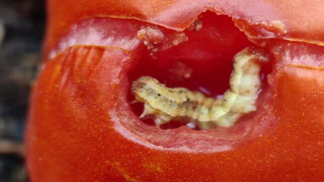 tomato predator caterpilar