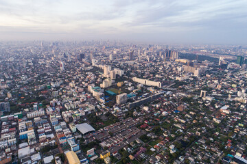 Modern citycondominium and office block building