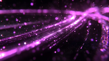 Abstract Purple Light Bokeh Background