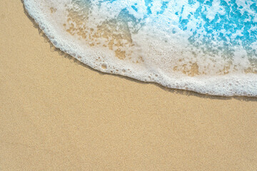 sand and beautiful blue clear sea