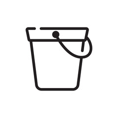 bucket icon design vector template