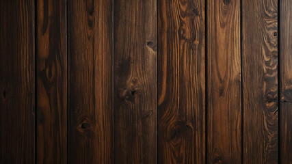 Naklejka premium Richly textured wooden planks creating a warm and rustic backdrop for interior design and crafts