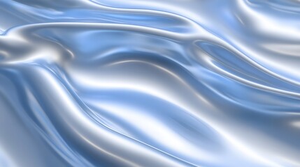 Abstract Blue and White Smooth Fabric Texture Background