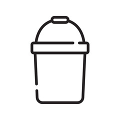 bucket icon design vector template