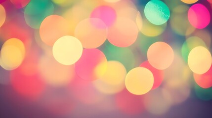 Obraz premium Abstract Blurred Colorful Lights Bokeh Background