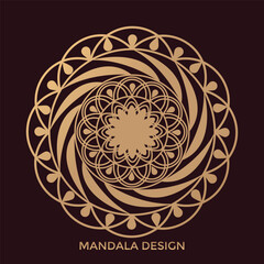 Creative luxury decorative mandala background