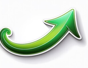 A curved arrow icon pointing to the right, symbolizing a forward movement