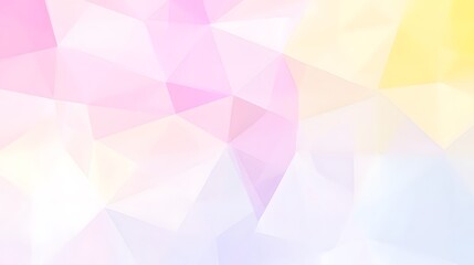 Obraz premium Abstract Geometric Background with Pastel Pink White and Yellow Colors