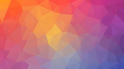 Fototapeta premium Abstract Geometric Background with Orange Pink and Blue Polygons