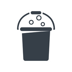 bucket icon design vector template
