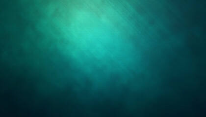 Abstract rich teal and sapphire gradient noisy grain background texture