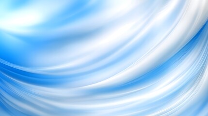 Fototapeta premium Abstract Blue and White Swirling Background