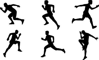 Running Silhouette, Athletics, Sports Silhouette, Sprint, Running, Sprinter, Transparent illustration, Lifestyle, Marathon, running man