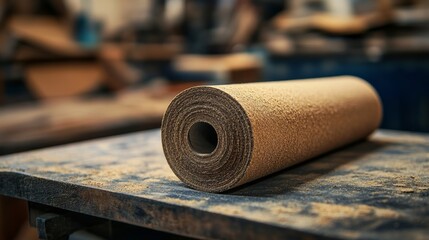 Sandpaper is for rolling or rubbing.