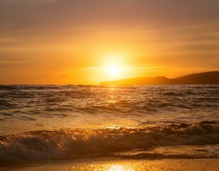 Obraz premium sunset over the sea