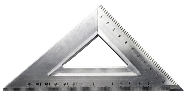 ruler isolated on white background
