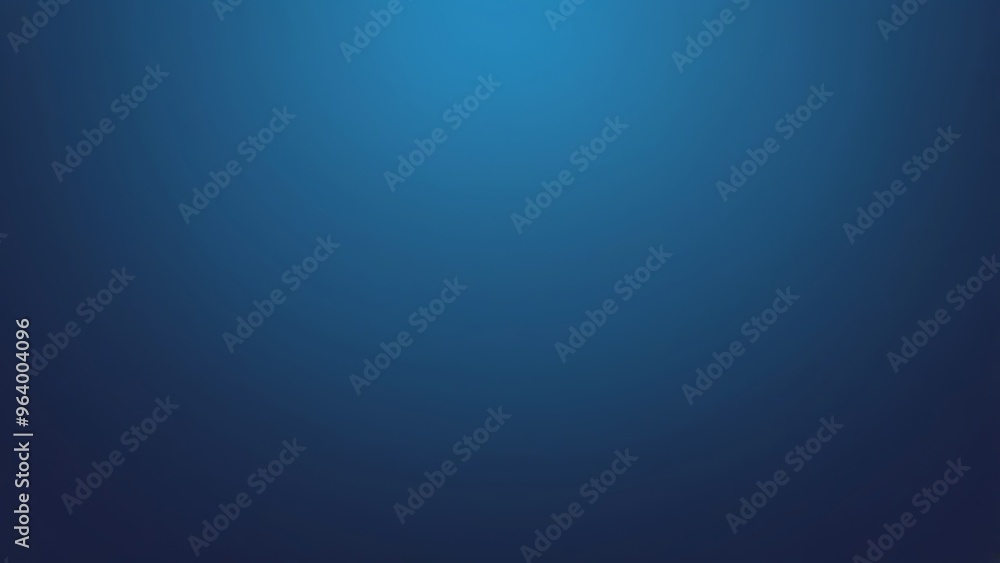 Poster abstract gradient background of blue color with a smooth transition from dark blue to light blue