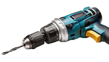 electric drill isolated on white background