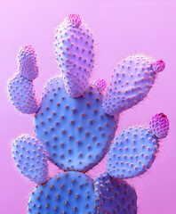 bright Colored Background Saturated unusual acid shades Cacti Succulents Background