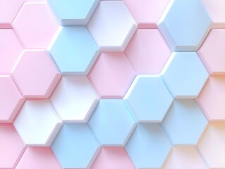 abstract background with hexagons
