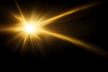 Sun Light Overlay. Sun rays overlay. Sun rays light isolated on black background, overlay design. transparent sunlight special lens light effect. abstract lens flare light over black background , ai