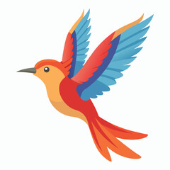 bird flying vector