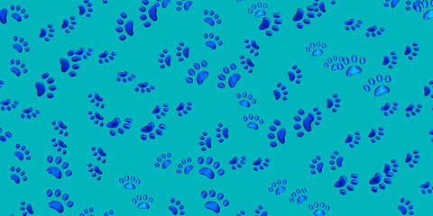 World animal day greeting illustration. 3d render.