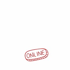 A cute  New Update paper Ribbon Banner