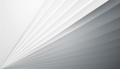 Abstract grey and white background featuring layered paper like textures with a soft gradient effect, minimalist design is ideal for presentations, corporate materials, modern graphic, business 