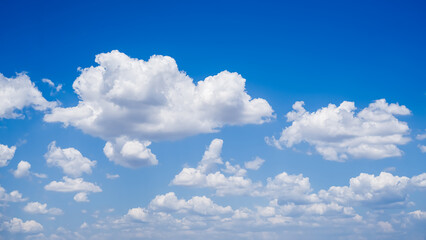 clouds in the sky. blue sky.