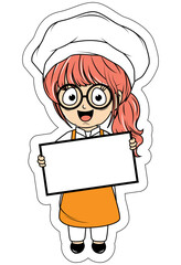 cute little chef cartoon