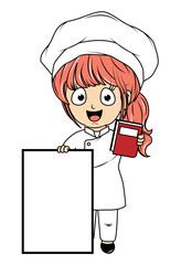 Cute Little Chef Cartoon