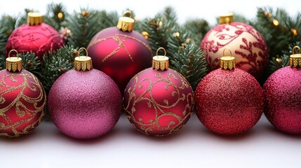 Happy New Year 2025! Realistic 3D rendering of the figures, complemented by silver gift box ribbons and Christmas decorations. This is the perfect celebratory sign for your 2025. ai generated