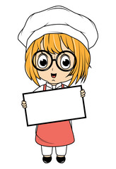 Cute Little Chef Cartoon