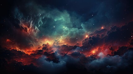 cosmic nebula background sky cloud breathtaking view milky way with vibrant a space star universe astronomy science fantasy astral mystery
