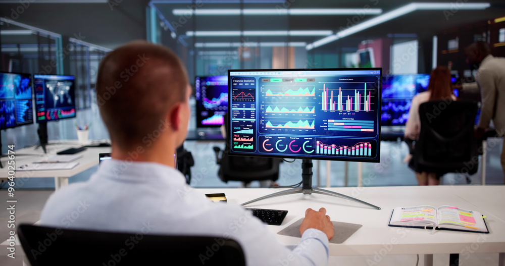 Poster Kpi Business Analytics Data Dashboard