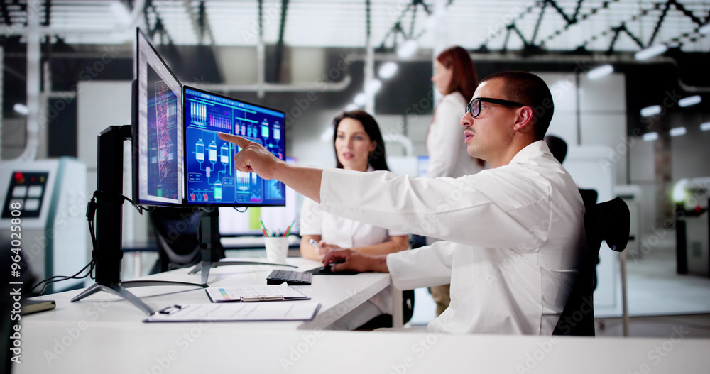 Poster Engineer Operators Using Scada System