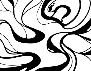 Lines drawn as desired, minimalist style