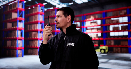 Security Guard Officer In Logistic Business