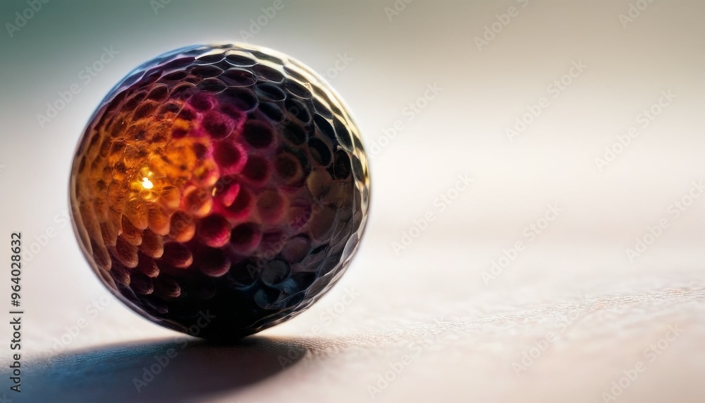 Aufkleber a close-up image of a textured colorful sphere, showcasing intricate details and vibrant hues. the s