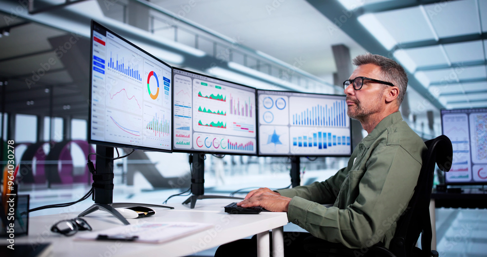 Poster KPI Business Analytics Data Dashboard