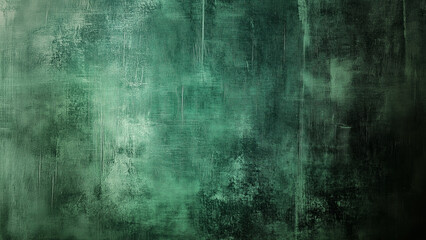Obraz premium Aged Dark Green and Black Background with Subtle Texture