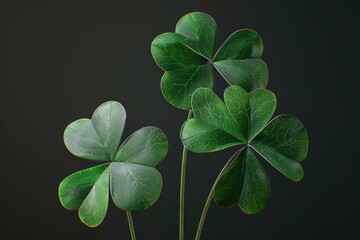 Green clover leaf symbolizing St. Patricks Day.
