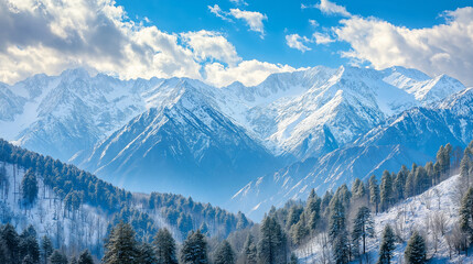 雪山の風景