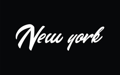 New York typography design vector, usa state shirt design vector. Jersey design vector, T-shirt design for usa