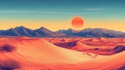 Naklejka premium Art Nouveau style desert with flowing curves and ornate details.