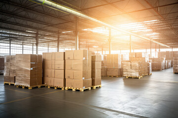 Efficient Warehouse Storage Solutions Concept