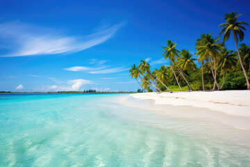 Fototapeta premium Serene Tropical Beach Escape