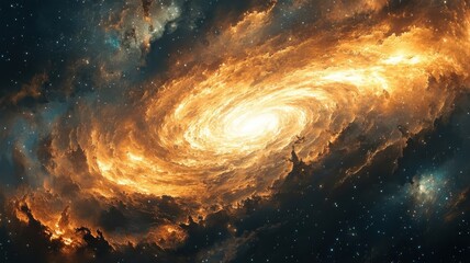 Fototapeta premium Space illustrated with textured patterns, detailed surfaces, and rich cosmic visual depth.